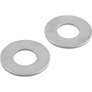 Arruela lisa 7/8", zincada, cartela com 2 peças, VONDER