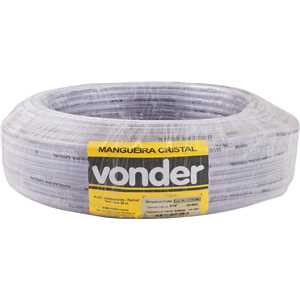Mangueira cristal 5/16" x 0,8 mm, rolo 50 m, VONDER