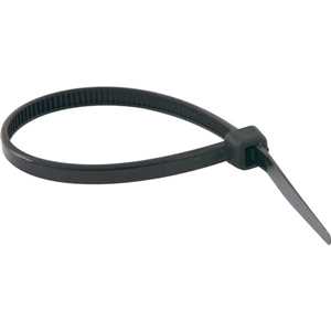 Abraçadeira de nylon, preta, 1.200 mm x 9,0 mm, com 10 peças, VONDER