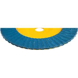 Flap-disc, disco de desbaste/acabamento, 7" - 180 mm, reto, grão 120, VONDER