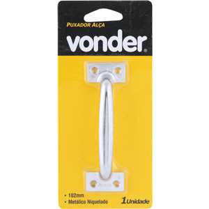 Puxador tipo alça, 102 mm, VONDER