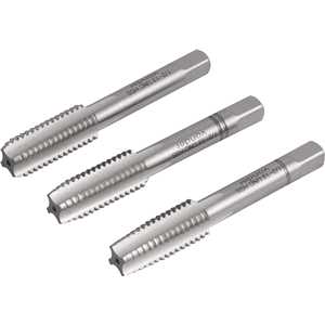 Macho manual de aço rápido 1/2" UNC, jogo com 3 peças VONDER