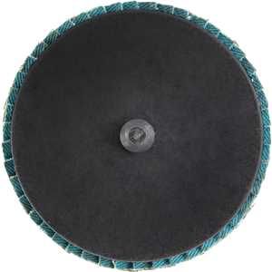 Flap-disc, disco de desbaste/acabamento, 3" - 75 mm, óxido de zircônio grão 80, para sistema de encaixe rápido, VONDER
