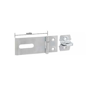 Porta cadeado zincado 3" - 76,2 mm, VONDER