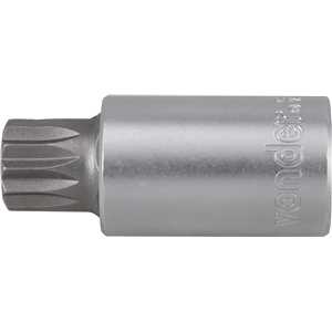 Soquete multidentado, curto, com encaixe de 1/2", M16, VONDER