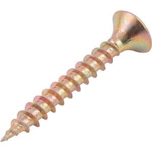 Parafuso madeira chipboard, cabeça chata, fenda cruzada/phillips, 4,0 mm x 30,0 mm, VONDER