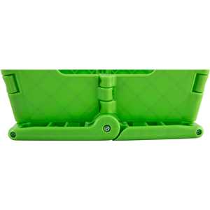 Banqueta plástica dobrável, verde, altura 220 mm, VONDER