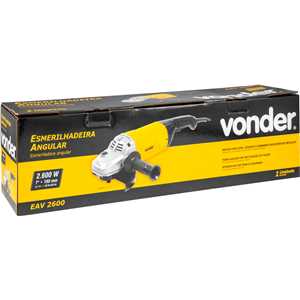 Esmerilhadeira angular 7", 2.600 W, 127 V~, EAV 2600 VONDER