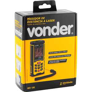 Medidor de distância a laser 120,0 m, MDV 120 C, VONDER