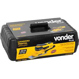 Lixadeira orbital 2.5, motor brushless, 350 W, LOV 352B, 220 V~ VONDER PLUS