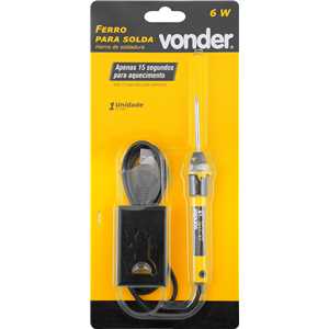 Ferro para solda 6 W, USB, FSV 006 VONDER