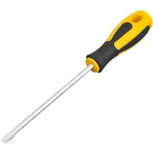 Chave de fenda 3/16" x 5", aço cromo vanádio, cabo emborrachado, VONDER PLUS
