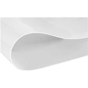 Lençol de borracha de silicone 1/32" - 0,8 mm, sem lona, VONDER