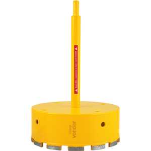 Serra copo diamantada 150 mm, com haste, VONDER