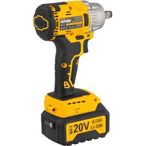 Chave de impacto, bateria 20 V, encaixe de 1/2", fonte bivolt automática, CIV 200B, VONDER