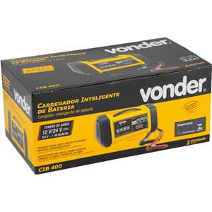 Carregador inteligente de bateria 127 V~ CIB 400 VONDER