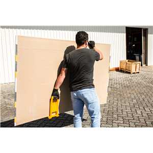 Suporte plástico para carregar chapas de drywall e MDF, VONDER