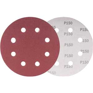 Disco de lixa com costado em pluma 180 mm, grão 150, para a lixadeira LPV 750, VONDER