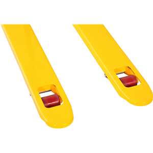 Paleteira hidráulica, 2 toneladas (2 tf), 1.150 mm x 550 mm, roda simples de poliuretano, PSP 205, VONDER