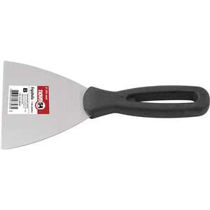 Espátula de aço, 4" - 101 mm, com cabo plástico, NOVE54