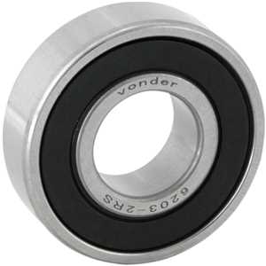 Rolamento rígido de esfera, 6203-2RS, VONDER