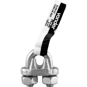 Clips para cabo de aço 5/16" - 7,94 mm, pesado, VONDER PLUS