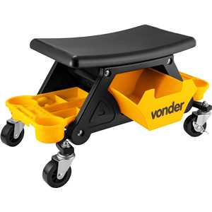 Banqueta plástica para detalhador automotivo e mecânico, BDM 360 VONDER