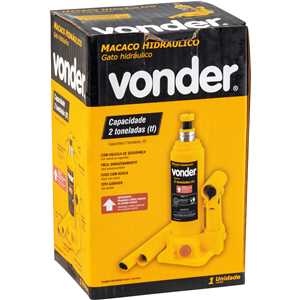 Macaco hidráulico tipo garrafa, 2 toneladas (2 tf) VONDER