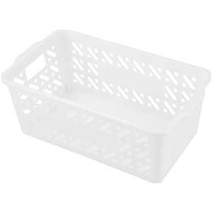 Cesto plástico organizador, 6 kgf, branco, VONDER
