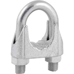 Clips para cabo de aço 1.1/4" - 31,80 mm, VONDER