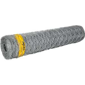 Tela metálica hexagonal, mangueirão, malha 3", 16 BWG x 1,2 m, com 50 m,  VONDER