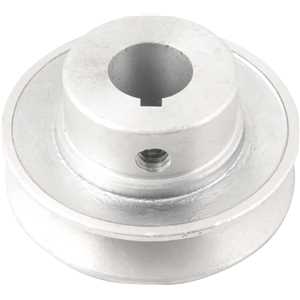 Polia de alumínio 1 canal, perfil A, 70 mm com furo de 3/4" - 19,1 mm, VONDER