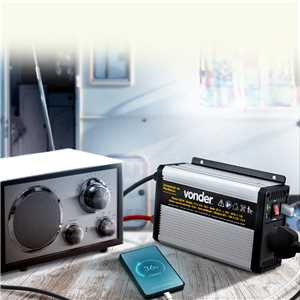 Inversor de potência 600 W, 12 V DC para 220 V~ VONDER