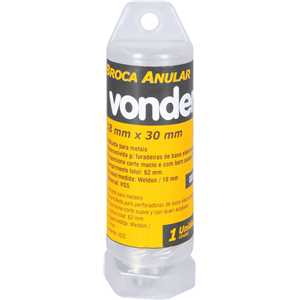 Broca anular, encaixe Weldon, 18 mm x 30 mm VONDER