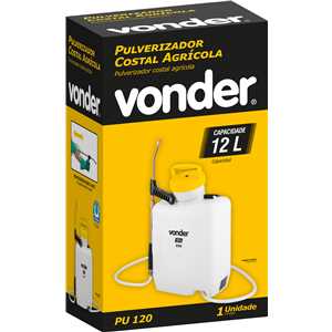 Pulverizador costal agrícola 12 litros, tipo trombone, PU 120 VONDER