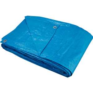 Lona de polietileno azul 8 m x 5 m, 100 micra, VONDER LEVE