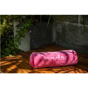 Toalha de microfibra, 40 cm x 60 cm, 400 g/m² (gsm), rosa, VONDER PLUS