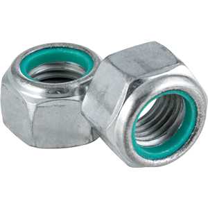 Porca autotravante sextavada, 1.1/8", UNC, alta, zincada, VONDER