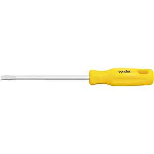 Chave de fenda 3/16" x 5", aço cromo vanádio, com ponta magnetizada, VONDER