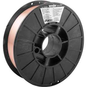 Arame MIG/MAG 1,0 mm, carretel plástico com 5 kg, VONDER