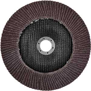 Flap-disc, disco de desbaste/acabamento, 7" - 180 mm, cônico, grão 80, NOVE54