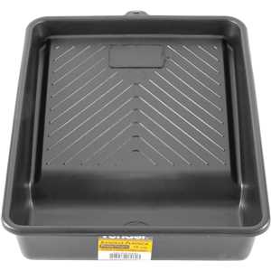 Bandeja plástica para pintura, preta, para rolos de 15,0 cm, VONDER