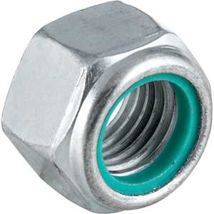 Porca autotravante sextavada, 1.1/8", UNC, alta, zincada, VONDER