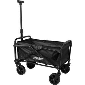 Carrinho para carga, dobrável, com bolsa, 60 kgf, CDV 060 VONDER