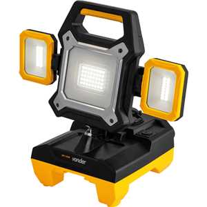 Refletor de LED, bateria intercambiável de 18 V, sem bateria e sem carregador, IRV 1848 VONDER