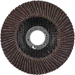 Flap-disc, disco de desbaste/acabamento, 4.1/2" - 115 mm, cônico, grão 50, NOVE54