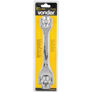 Chave multifunção, encaixe sextavado, 12 mm a 19 mm, VONDER