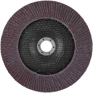 Flap-disc, disco de desbaste/acabamento, 7" - 180 mm, cônico, grão 40, NOVE54