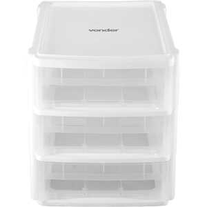 Organizador plástico com 3 gavetas, OPV 0271, VONDER