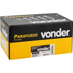 Parafuso madeira chipboard, cabeça flangeada, fenda cruzada/phillips, 5,0 mm x 40 mm, VONDER